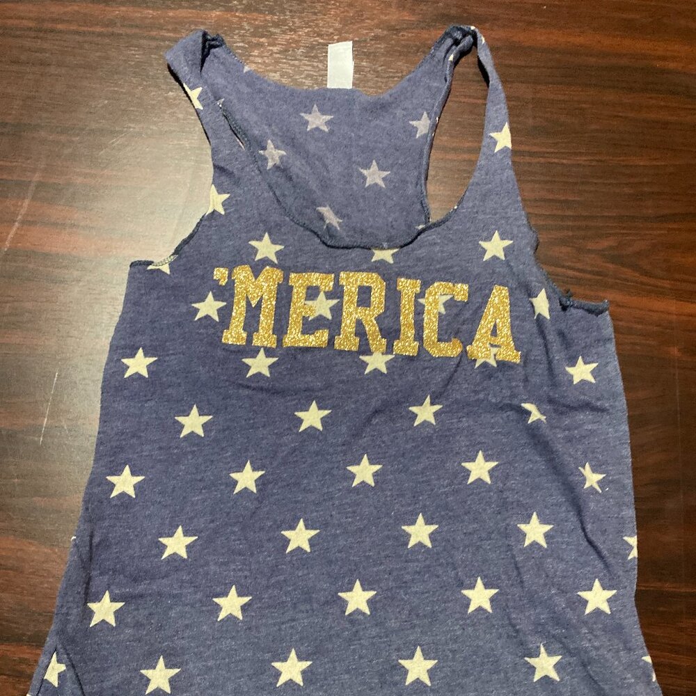 Womans medium "Merica" tanktop